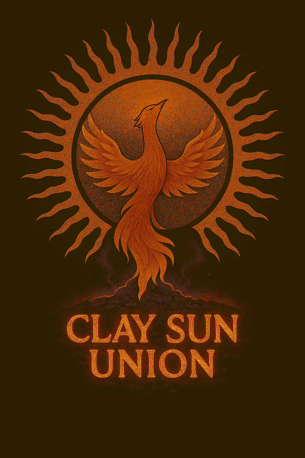 band logo sun emblem